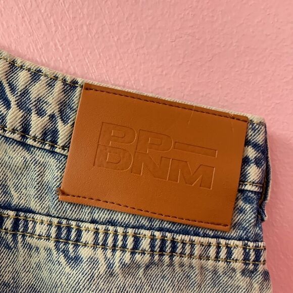 Princess Polly ZAIDEN STRAIGHT LEG JEANS LIGHT WASH DENIM US 0 - Picture 9 of 9